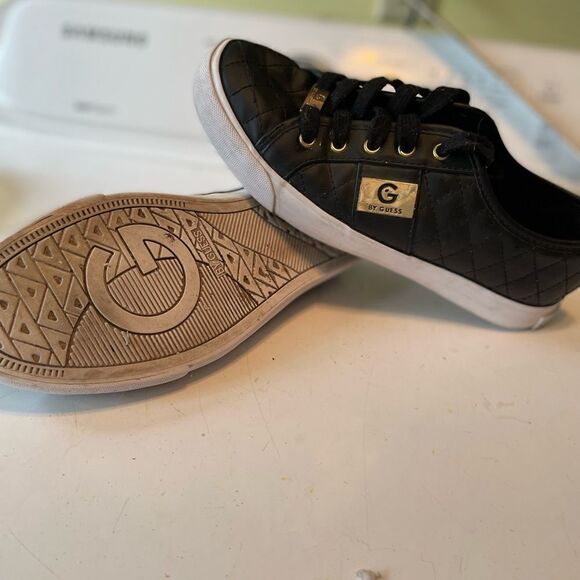 Guess Black Leather Sneakers - Picture 4 of 5